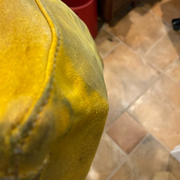 Donald J. Pliner yellow cowhide shoulders bag - Picture 8 of 11